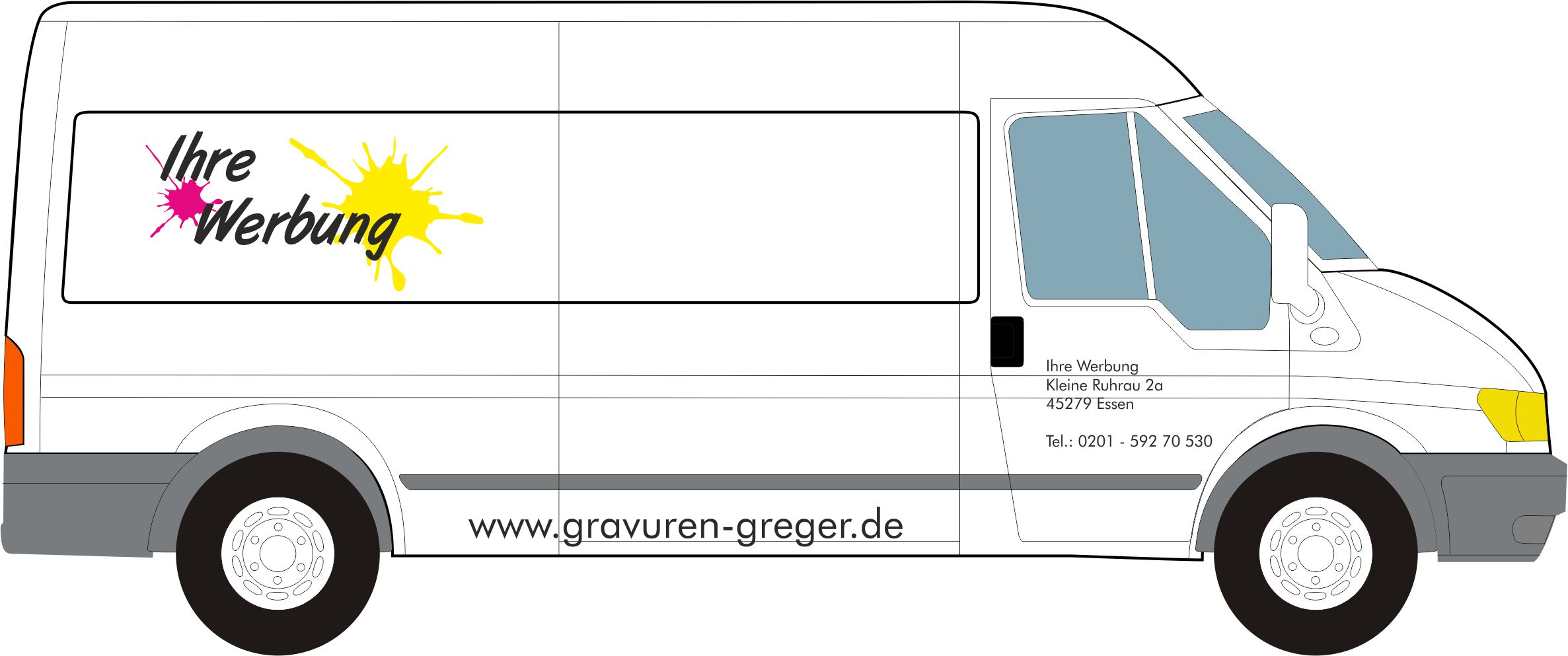 Fahrzeugbeschriftung Folienbeschriftung